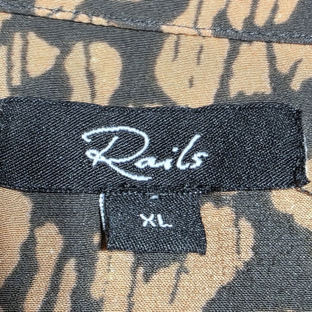 RAILS REBEL SHIRT - BATIK CHEETAH SZ XL - Picture 11 of 15
